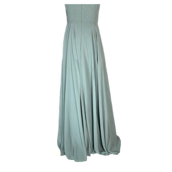 BHLDN Moss Green Eva Bridesmaid Dress - Picture 12 of 14